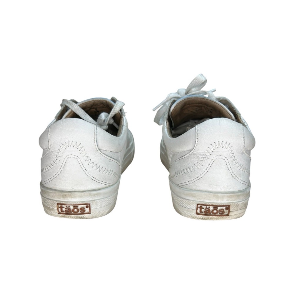 Taos Footwear Plim Soul Lux White Leather Sneakers Shoes Women's 10 PLX-13994A - Picture 10 of 12